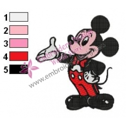 Mickey Mouse Cartoon Embroidery 34